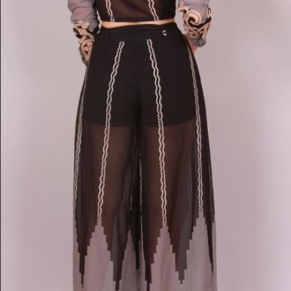 2 Pc Matching shear pant set - Picture 2 of 2